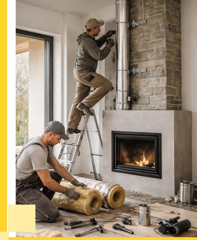 Монтаж дымоходов для каминов в Ульяновске от 15428 р. ЭриданУлн