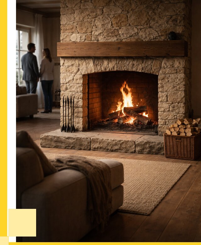 Открытые камины под ключ в Ульяновске от 154275 р. ЭриданУлн