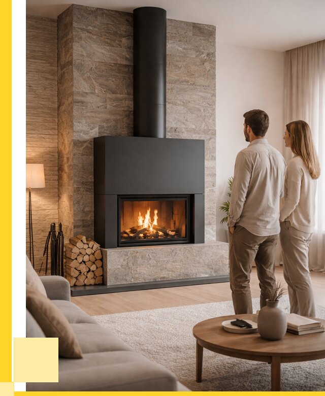 Закрытые камины под ключ в Ульяновске от 123420 р., ЭриданУлн