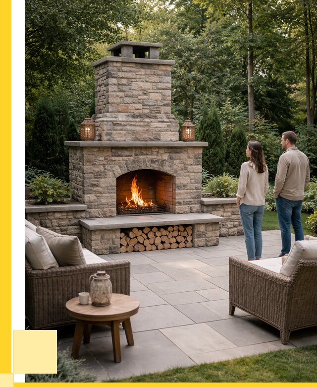 Уличные камины из кирпича в Ульяновске от 154275 р. | ЭриданУлн