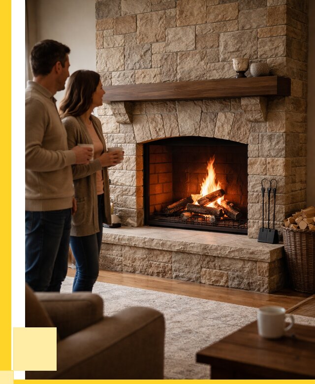 Каменные камины на заказ в Ульяновске от 185130 р. | ЭриданУлн