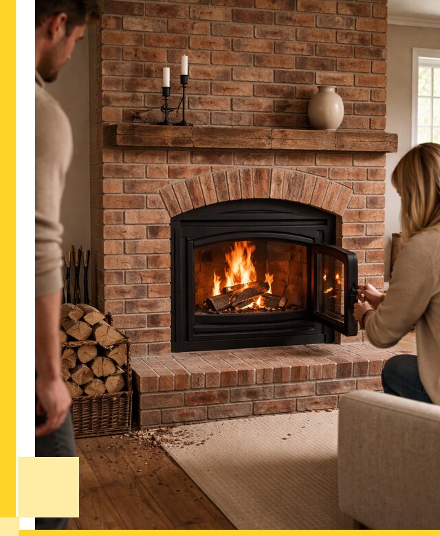 Кирпичные камины под ключ в Ульяновске от 154275 р. | ЭриданУлн