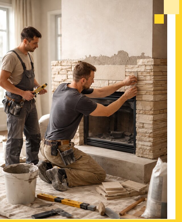 Установка и монтаж каминов для загородного дома в Ульяновске