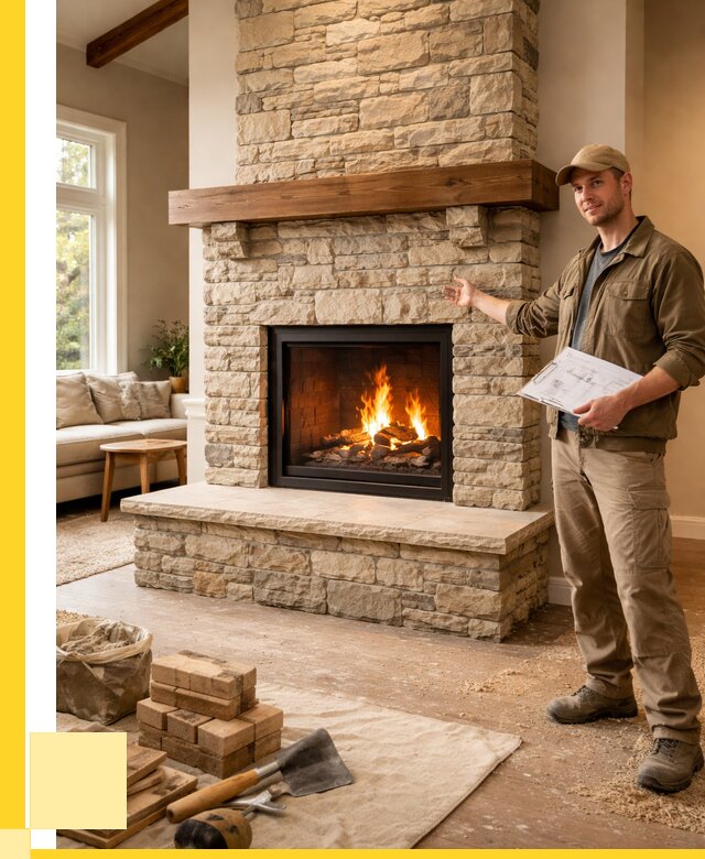 Камины под ключ в Ульяновске от 185130 р. | ЭриданУлн — установка