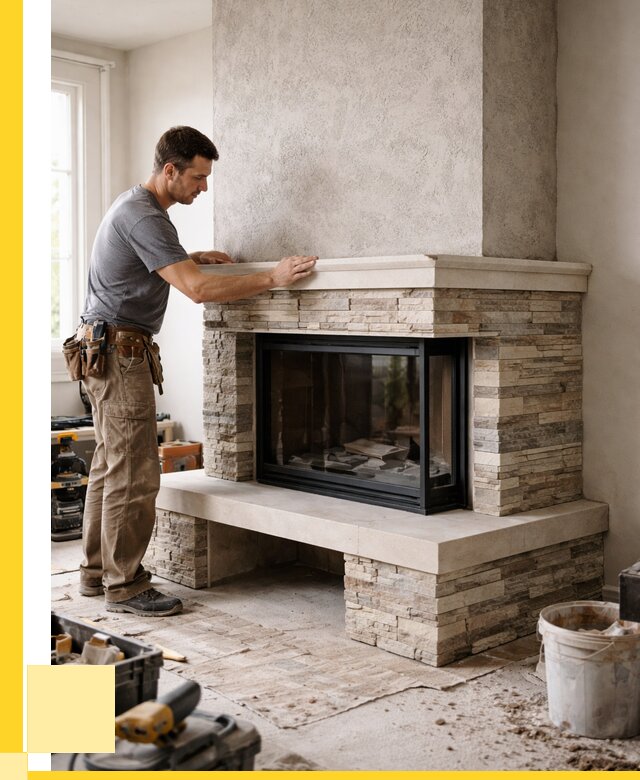 Изготовление каминов под ключ в Ульяновске от 154275 р. | ЭриданУлн