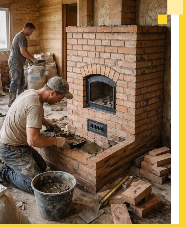 Профессиональное строительство печей в Ульяновске под ключ