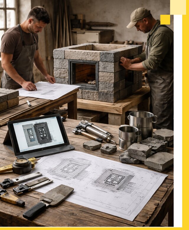 Разработка проектов печей с согласованием и монтажом в Ульяновске