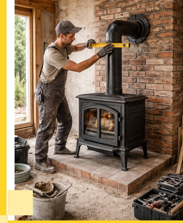 Монтаж печей установка банной печи в Ульяновске от 15428 р. | ЭриданУлн