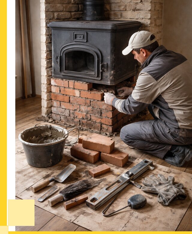 Ремонт печей в Ульяновске от 12342 р., услуги печника ЭриданУлн