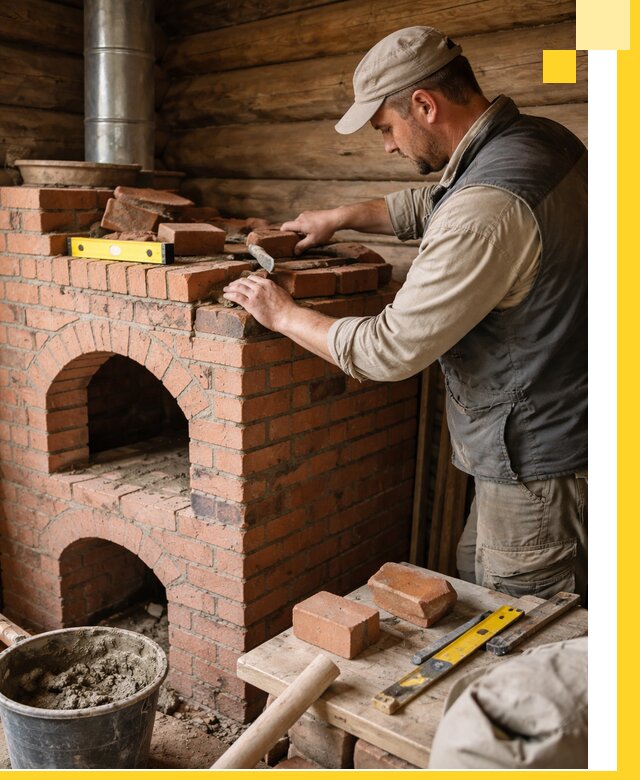 Изготовление и установка русских печей в Ульяновске под ключ