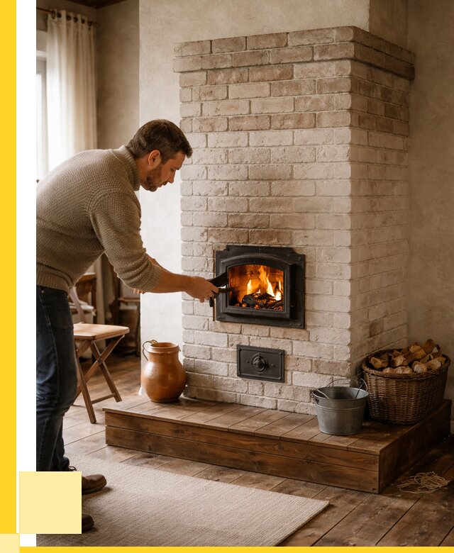 Печь голландка из кирпича в Ульяновске от 87423 р. | ЭриданУлн