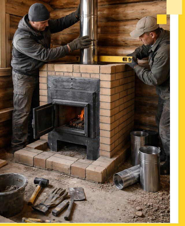 Проектирование, изготовление и установка банных печей в Ульяновске