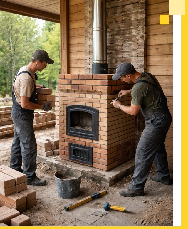 Производство и установка дачных печей под ключ в Ульяновске