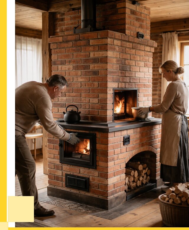 Печи для загородного дома под ключ в Ульяновске от 82280 р. | ЭриданУлн