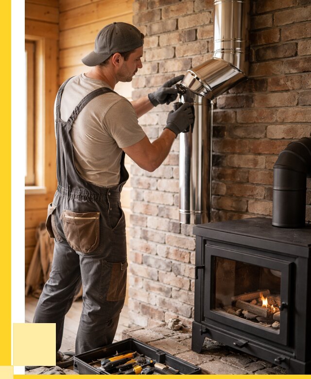 Монтаж дымоходов для печей в Ульяновске от 7714 р. | ЭриданУлн