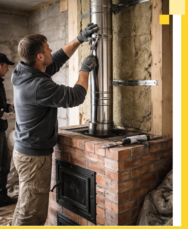 Изготовление и монтаж печей и дымоходов под ключ в Ульяновске