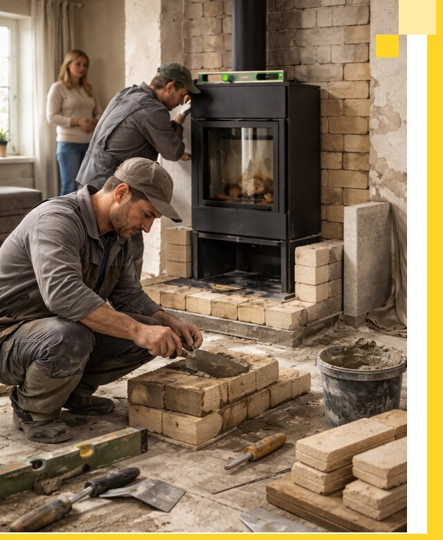 Печи и камины под ключ: проект, установка в Ульяновске