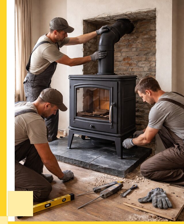 Монтаж печи камина в частном доме в Ульяновске от 25713 р. | ЭриданУлн