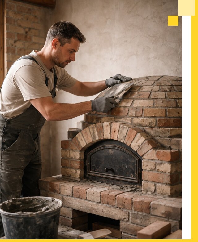 Изготовление и монтаж помпейских печей на заказ в Ульяновске