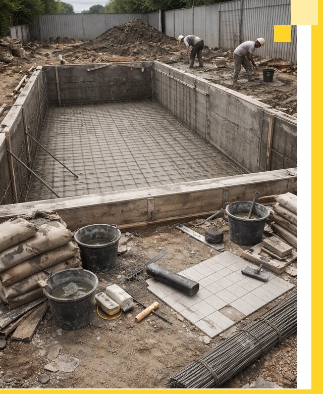 Строительство бассейнов под ключ в Ульяновске, дизайн и монтаж