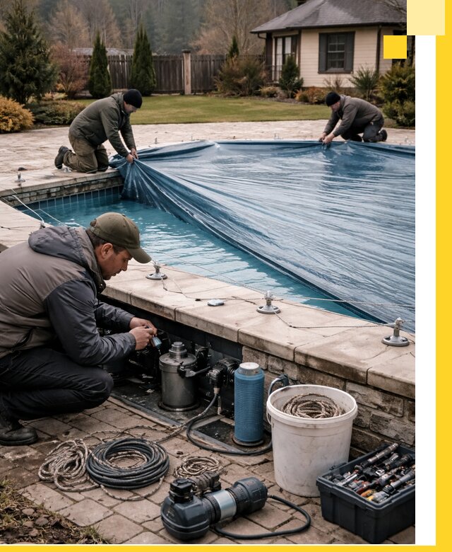 Консервация бассейнов в Ульяновске: подготовка к длительному хранению