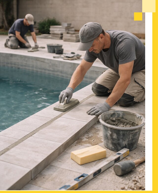 Отделка бассейнов в Ульяновске: декоративная отделка и гидроизоляция