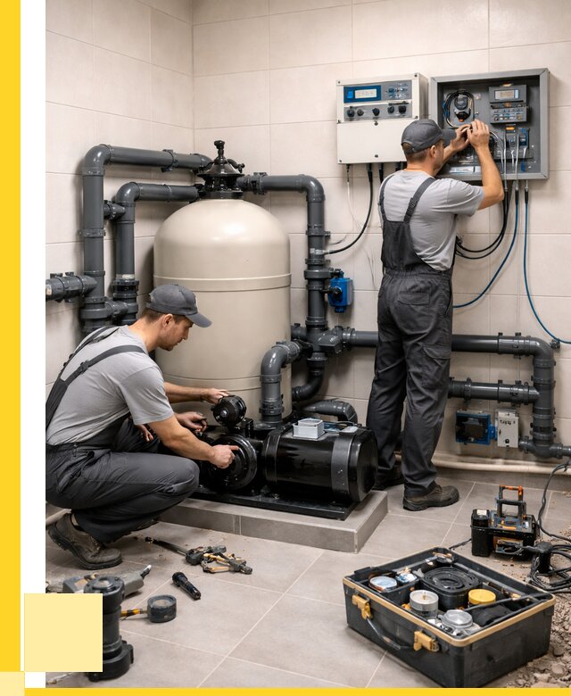 Монтаж оборудования для бассейнов в Ульяновске от 41140 р. | ЭриданУлн