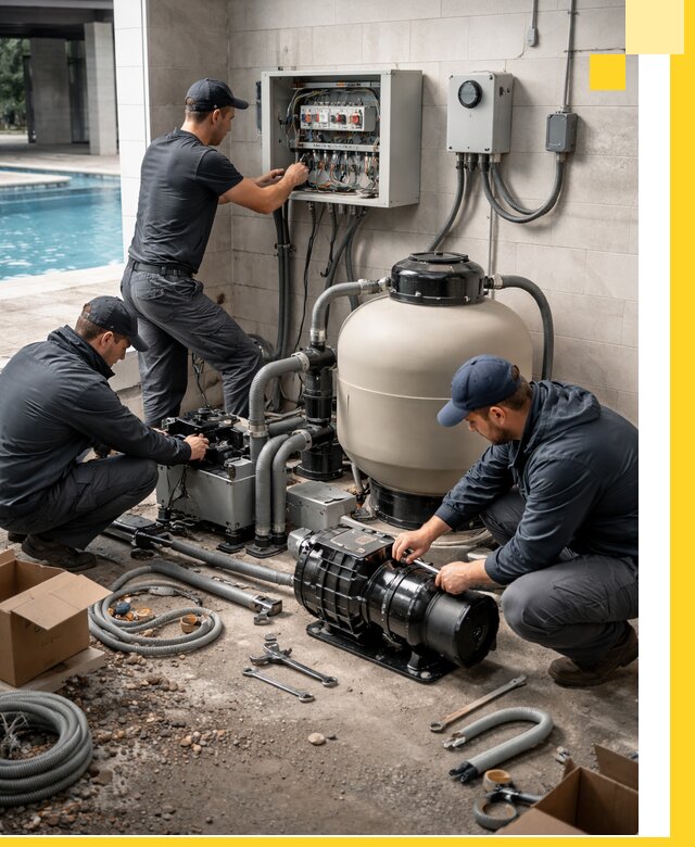 Профессиональный монтаж оборудования для бассейнов в Ульяновске