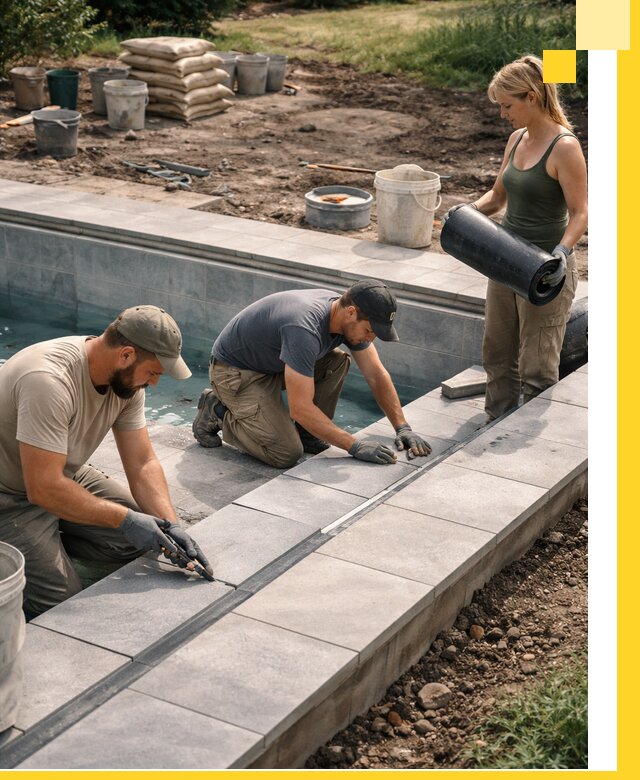 Строительство и монтаж уличных бассейнов под ключ в Ульяновске