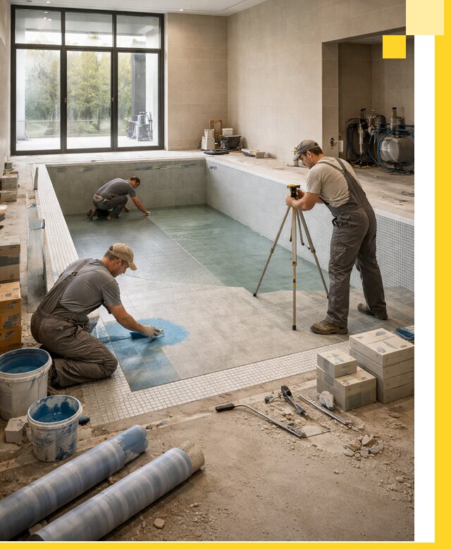 Проект и строительство закрытых бассейнов в Ульяновске под ключ