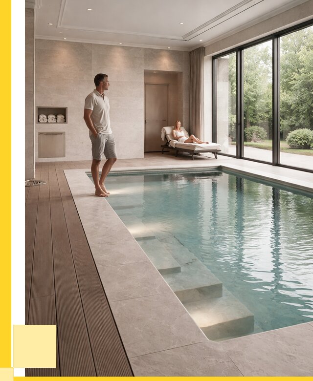 Бассейны в коттедже под ключ в Ульяновске от 1234200 р. | ЭриданУлн