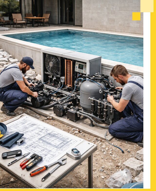 Проектирование и монтаж бассейнов с подогревом в Ульяновске