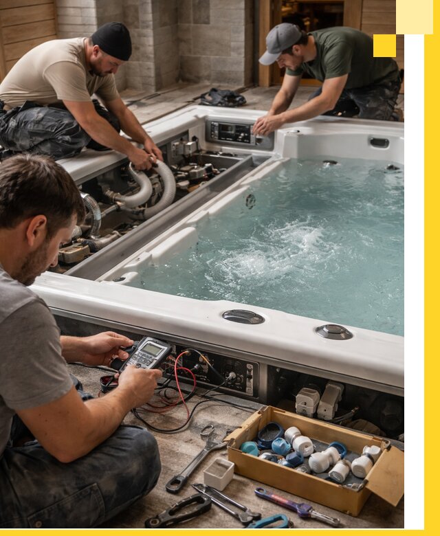 Гидромассажные бассейны под ключ в Ульяновске, дизайн и монтаж