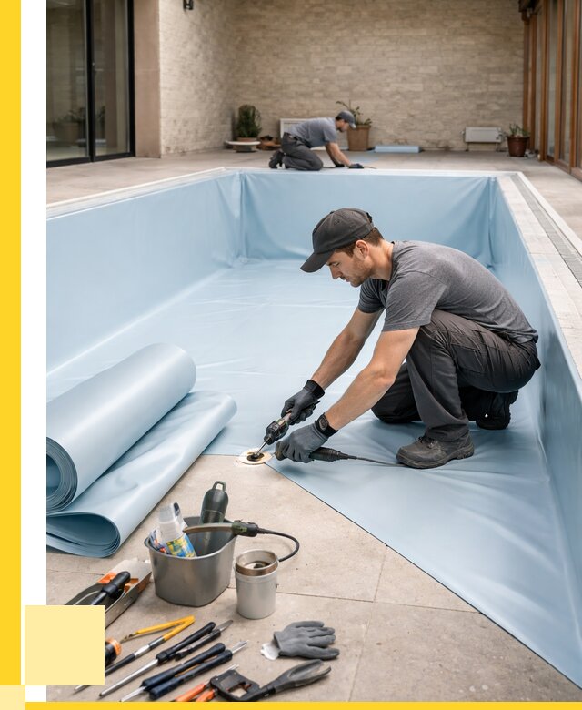 Пленка ПВХ для бассейнов в Ульяновске от 2571 р. | ЭриданУлн