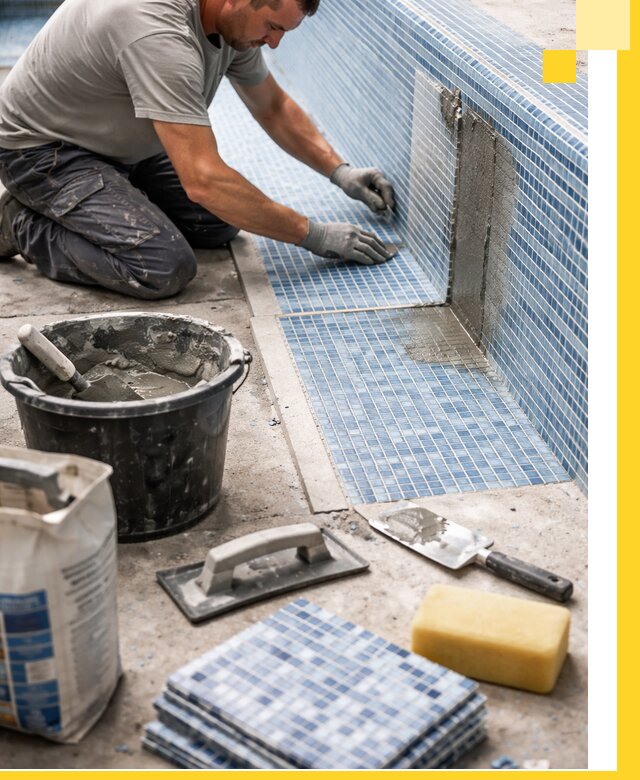 Укладка и ремонт мозаики для бассейнов под ключ в Ульяновске