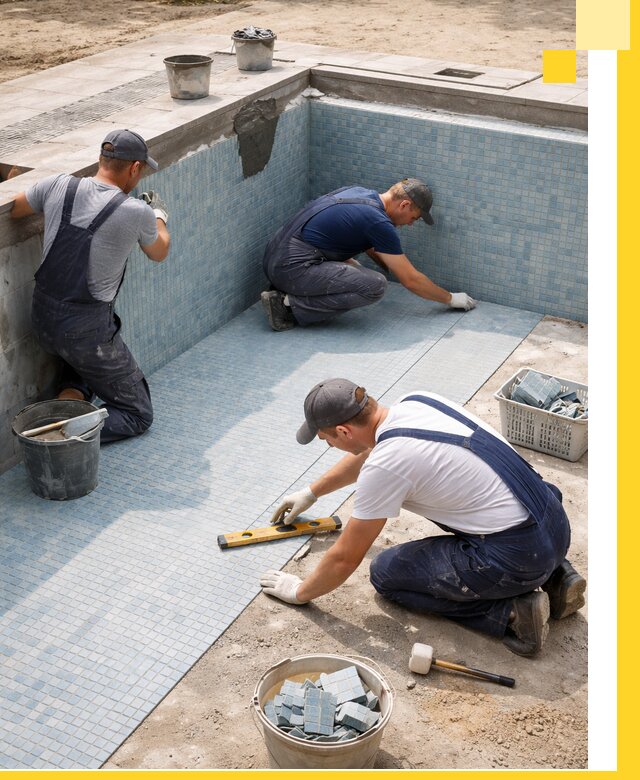 Укладка и установка плитки для бассейнов под ключ в Ульяновске