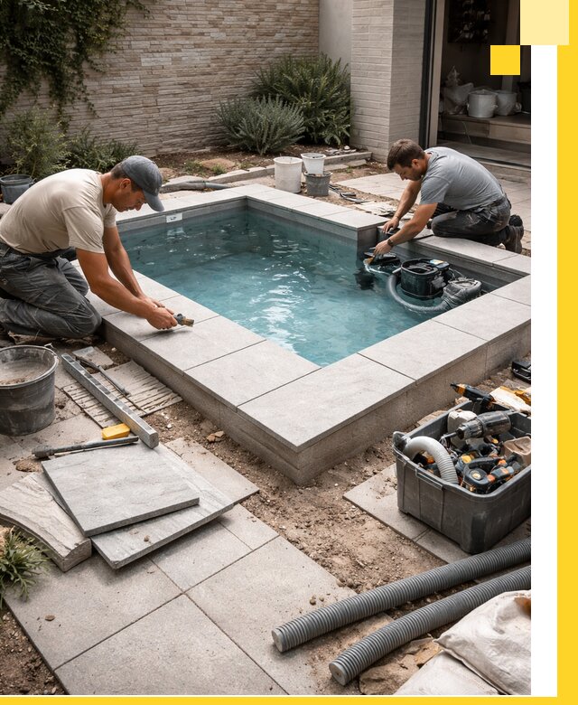 Мини бассейны под ключ в Ульяновске, дизайн и установка