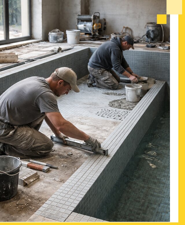 Строительство бассейна в частном доме в Ульяновске под ключ