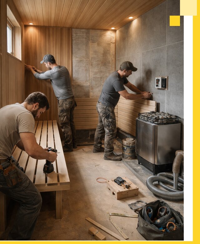 Сауны под ключ в Ульяновске, проектирование, строительство, отделка
