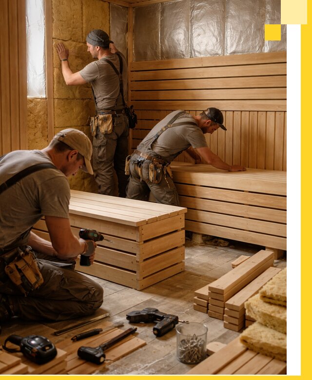 Профессиональное строительство саун под ключ в Ульяновске