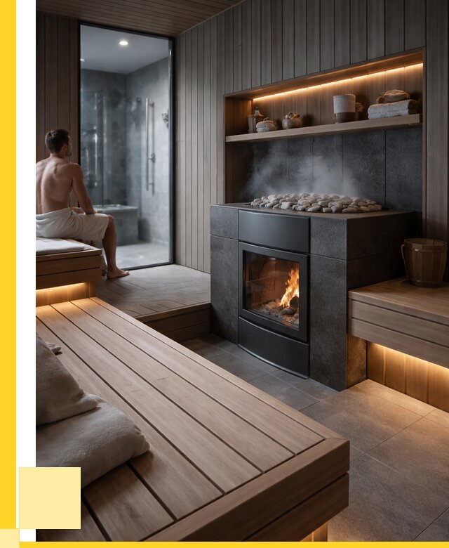 Проект сауны в частном доме в Ульяновске от 35998 р. | ЭриданУлн
