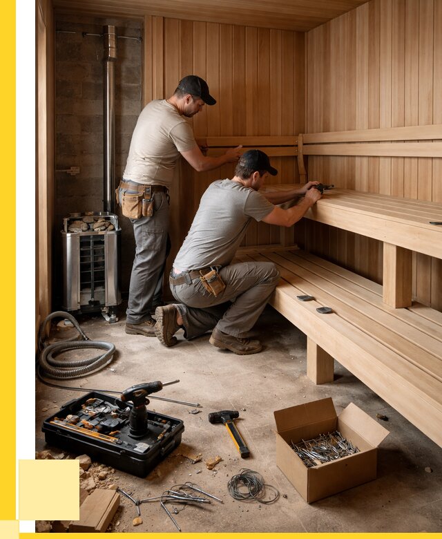 Монтаж саун под ключ в Ульяновске от 123420 р. | ЭриданУлн