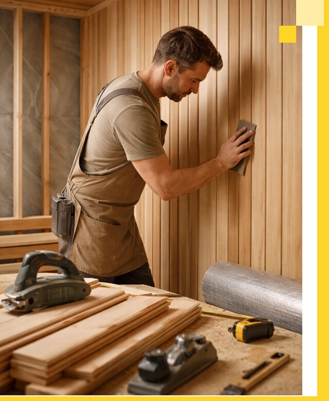 Профессиональная отделка саун и парных под ключ в Ульяновске