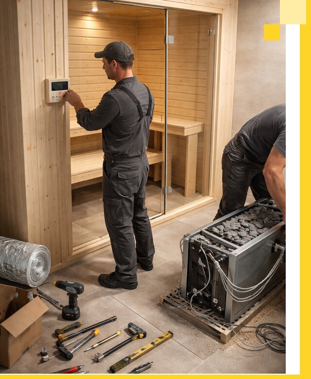 Поставка, установка и монтаж электрических саун в Ульяновске