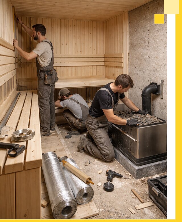 Индивидуальные сауны на заказ в Ульяновске под ключ, проект и монтаж