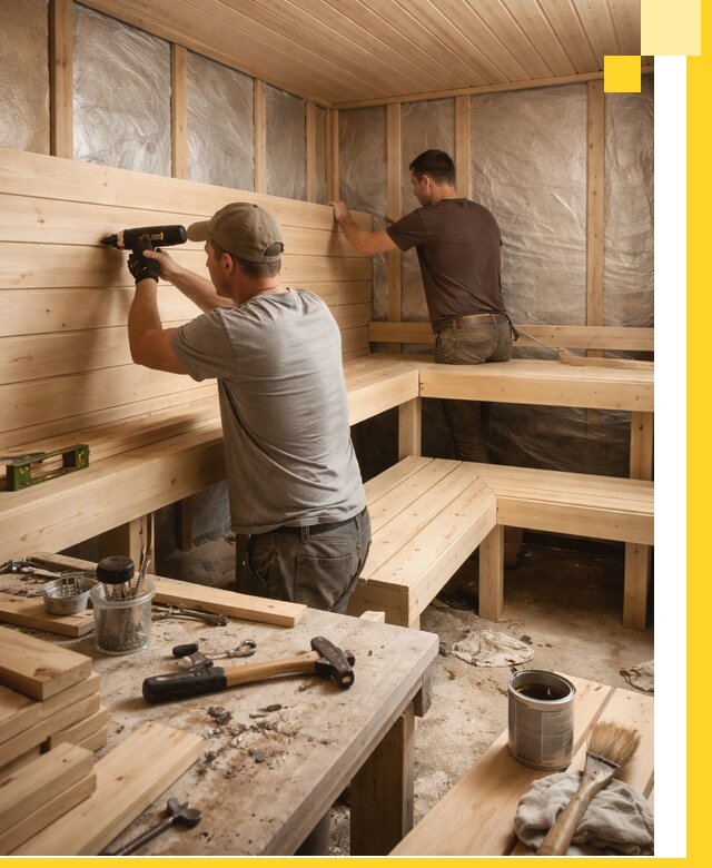 Профессиональная отделка бань и саун под ключ в Ульяновске