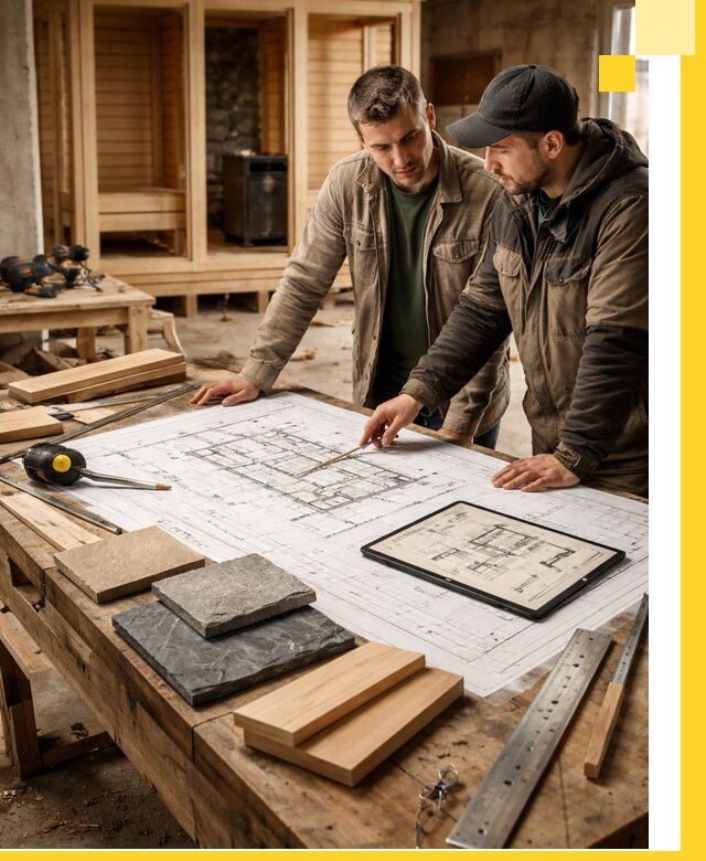 Проекты бань под ключ и планы строительства в Ульяновске