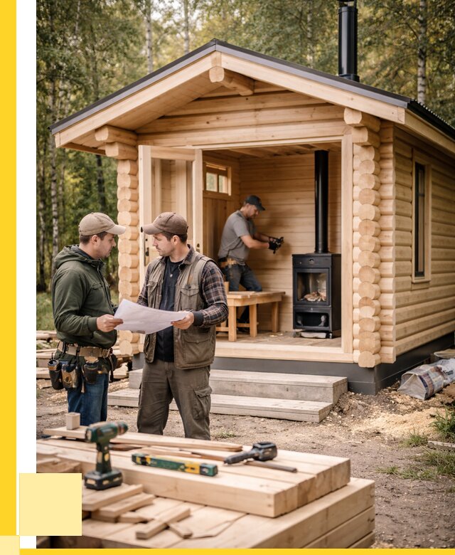 Монтаж бань под ключ в Ульяновске — от 205700 р. | ЭриданУлн