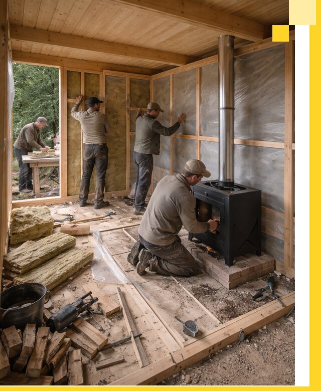 Профессиональный монтаж бань под ключ в Ульяновске для дома