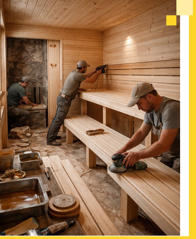 Профессиональная отделка бань в Ульяновске под ключ, с гарантией